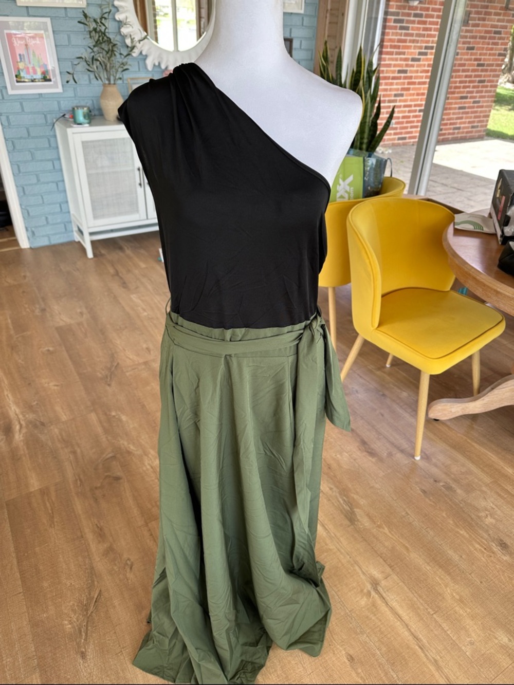 Olive Green Wrap Maxi Skirt - Versatile Women's Skirt